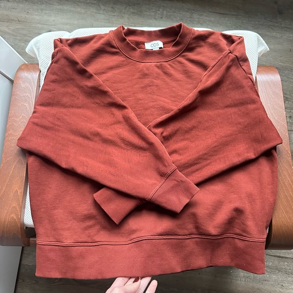 COS Rust Sweatshirt - Picture 1 of 6
